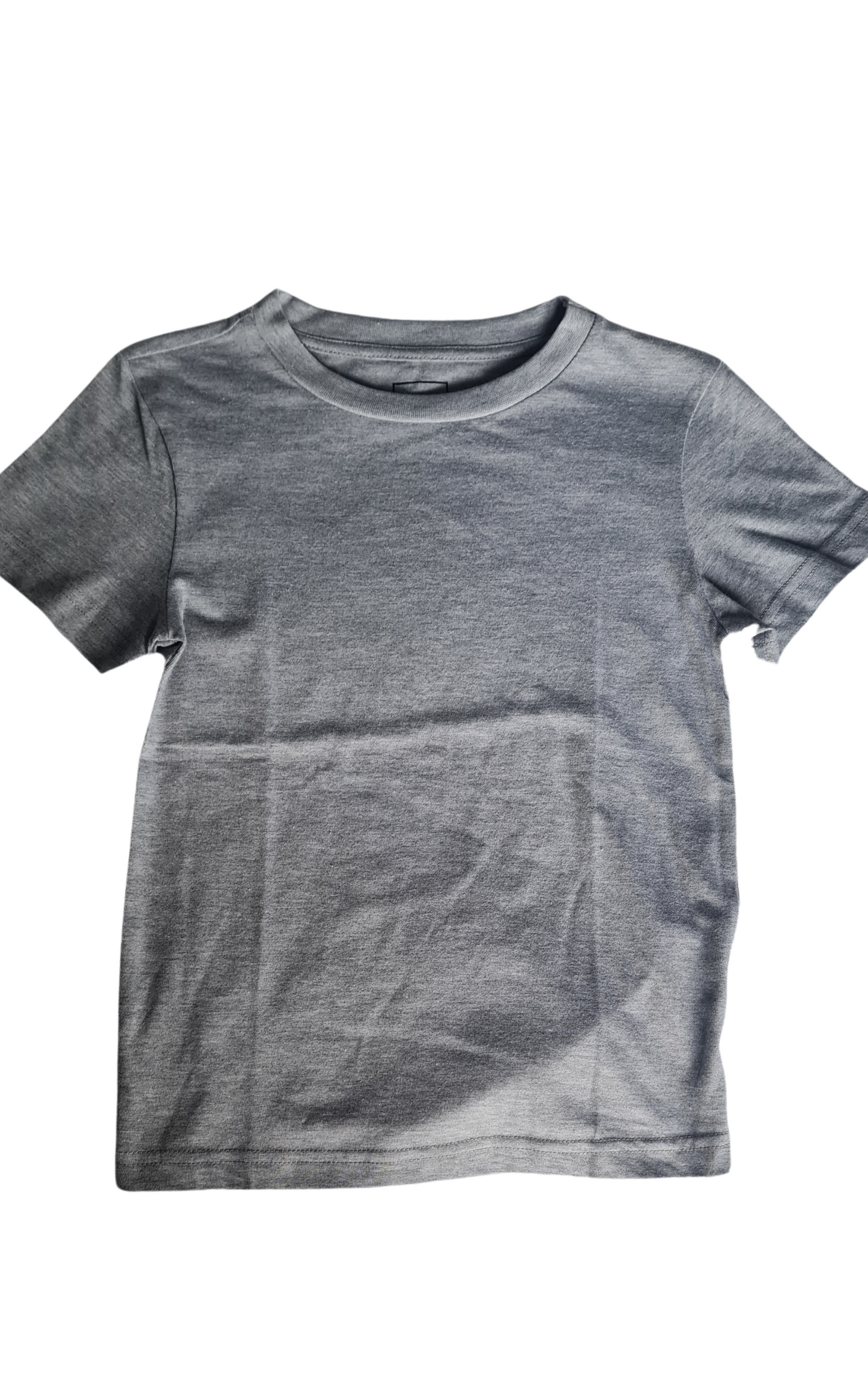 Boys 3 pack of high-quality cotton t-shirts in grey melange color