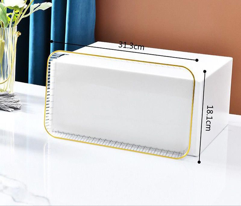 1pc Clear Rectangular Tray - Merch And Co
