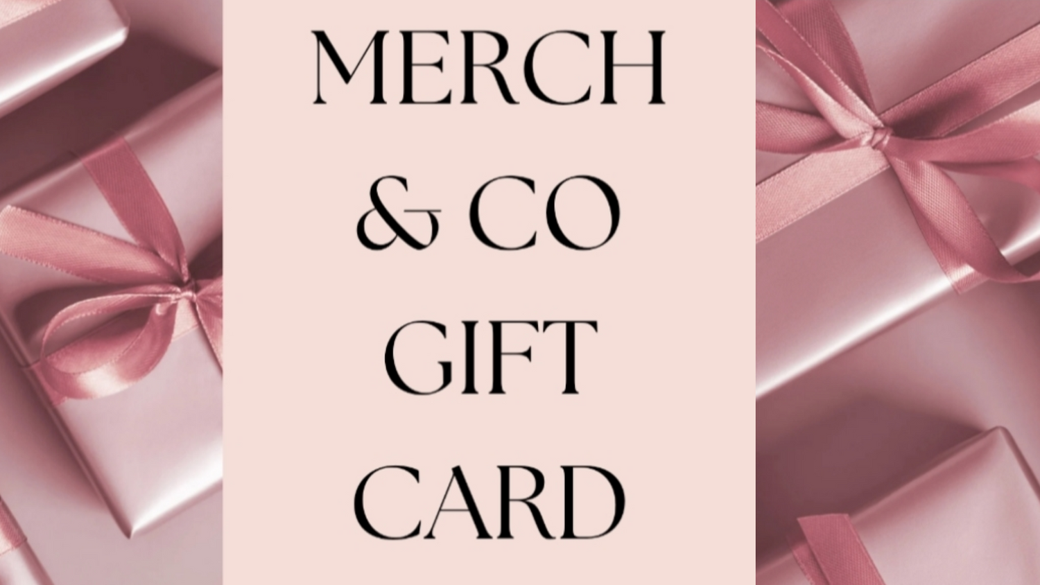 Gift Vouchers Store - Merch And Co