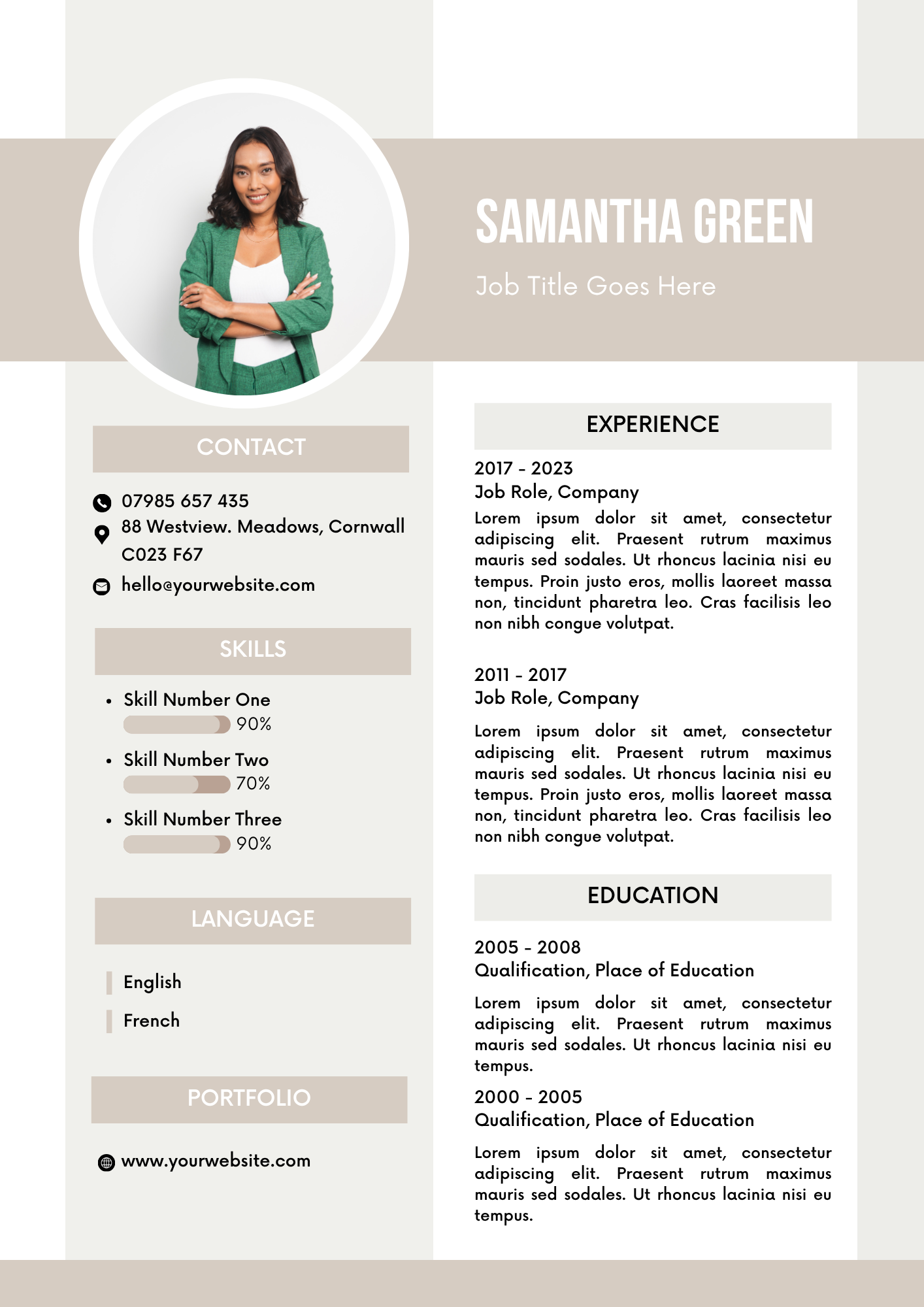 20 Editable CV Templates Pack (Digital Downloads) - Merch And Co 
