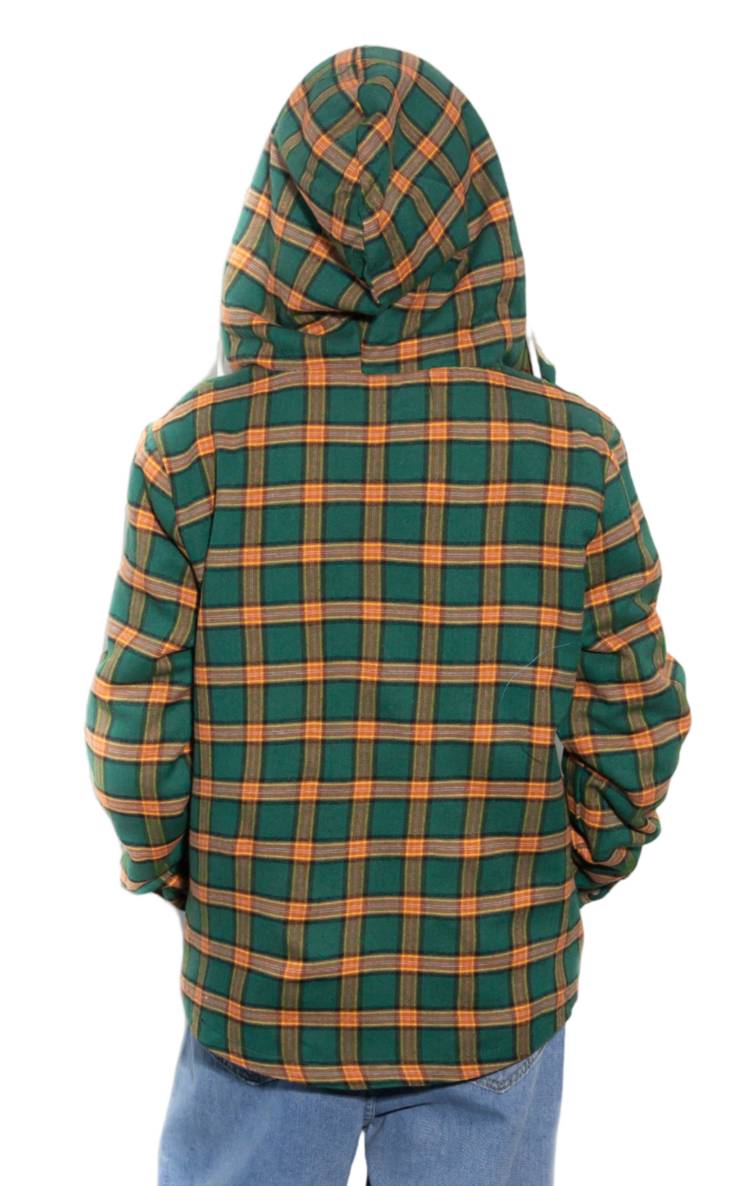 Trendy Fleece Inner Check Shaket - Merch And Co 