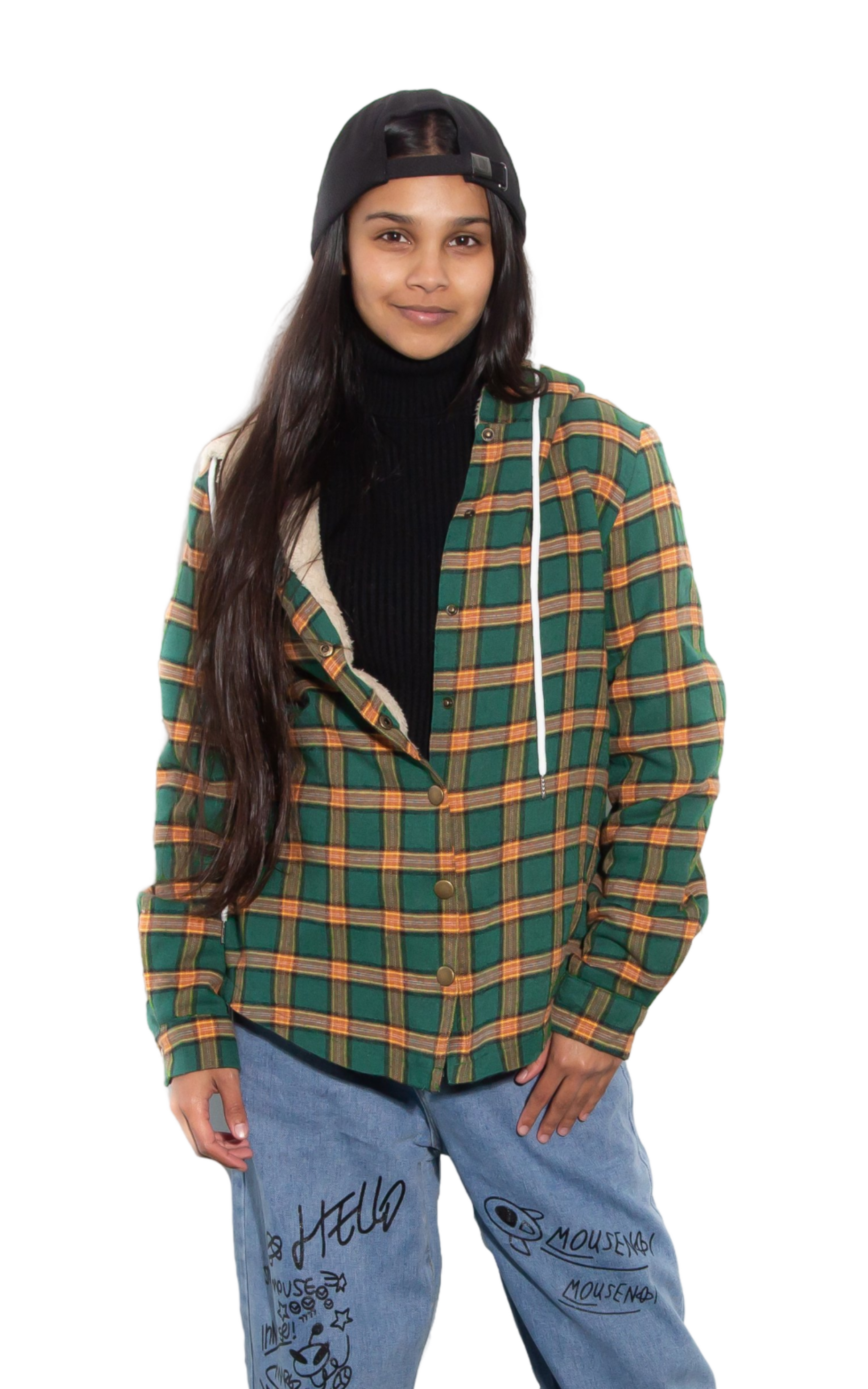 Trendy Fleece Inner Check Shaket - Merch And Co 