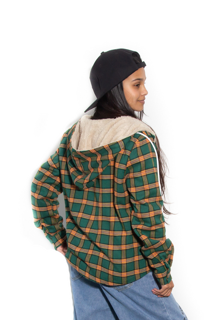 Trendy Fleece Inner Check Shaket - Merch And Co 
