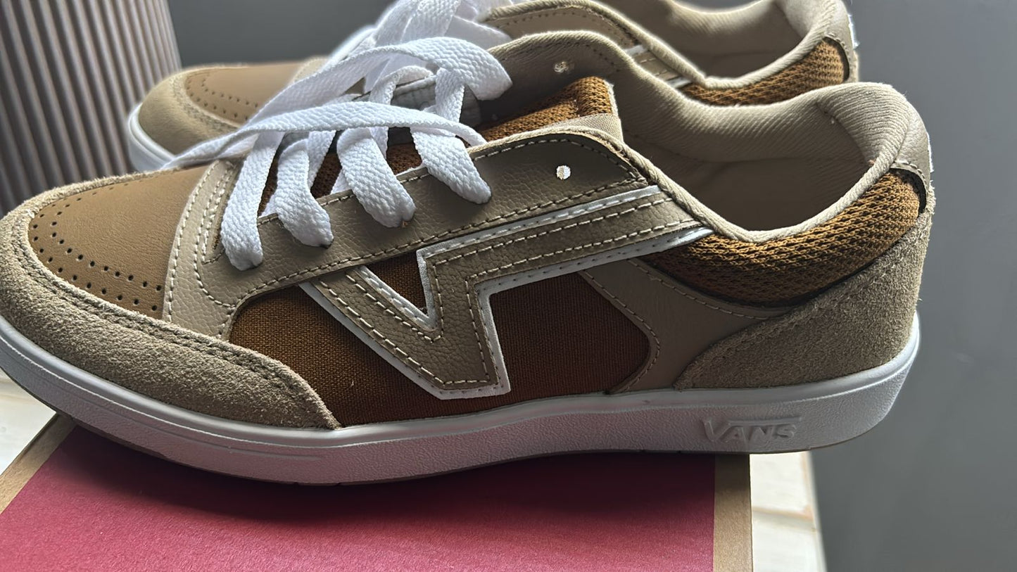 Beige Brown Vans