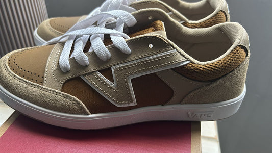 Beige Brown Vans