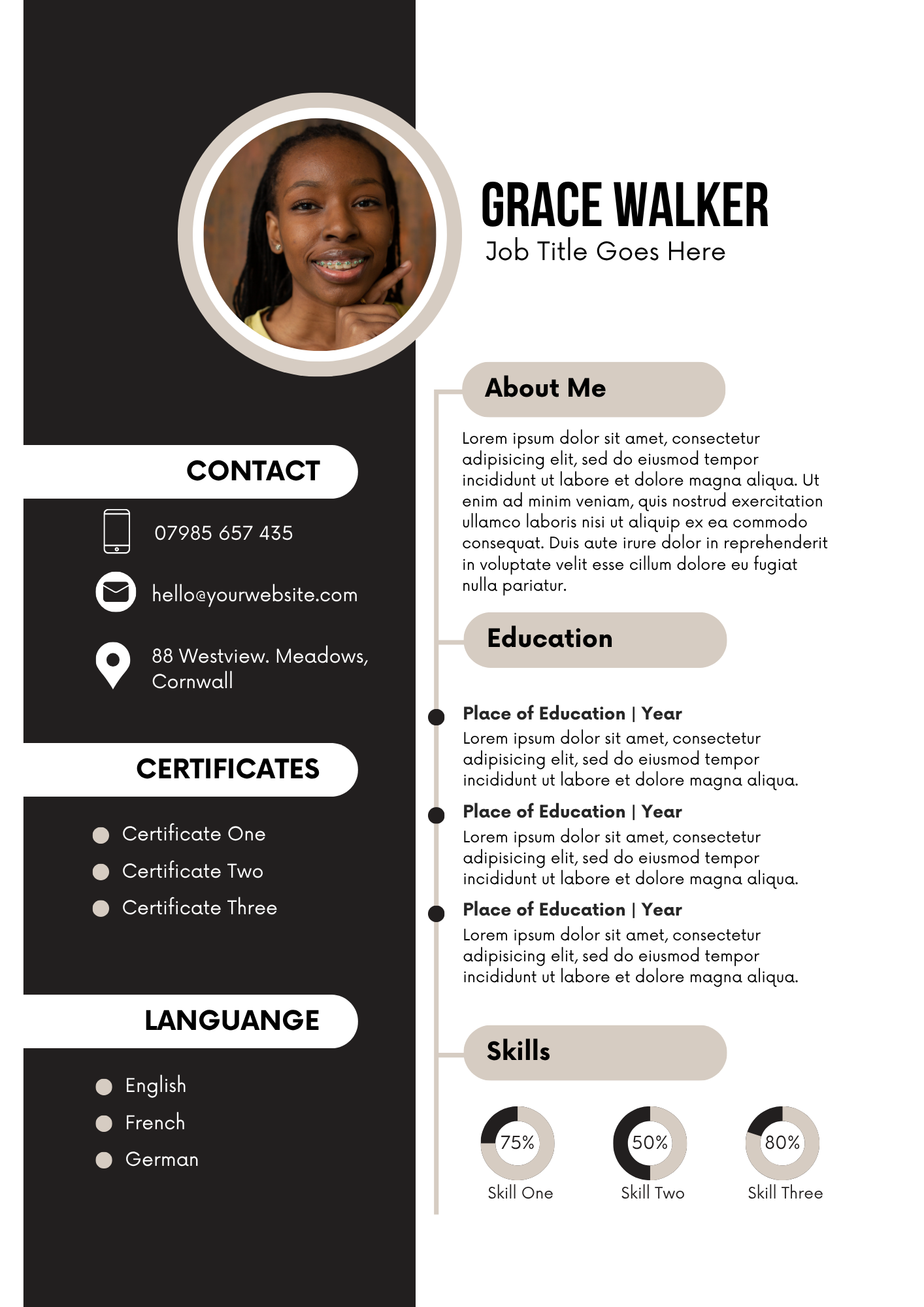 20 Editable CV Templates Pack (Digital Downloads) - Merch And Co 