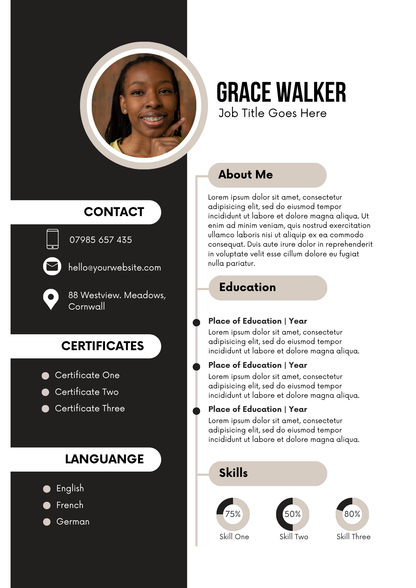 20 Editable CV Templates Pack (Digital Downloads) - Merch And Co 