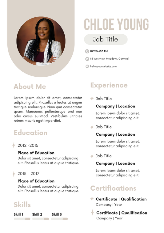 20 Editable CV Templates Pack (Digital Downloads) - Merch And Co 