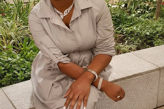 Dove Grey Shirt Dress