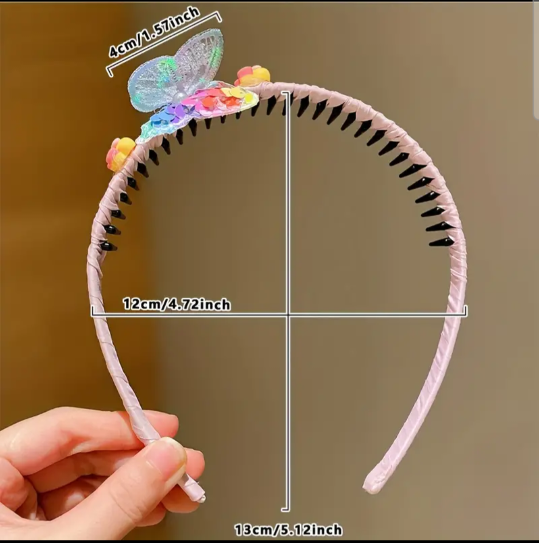 Set of 3 Butterfly Headbands - Merch And Co 