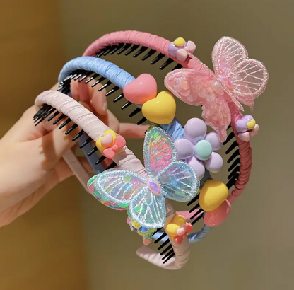 Set of 3 Butterfly Headbands - Merch And Co 