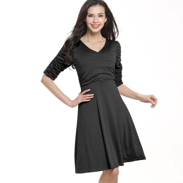Three Quarter Sleeve Dress